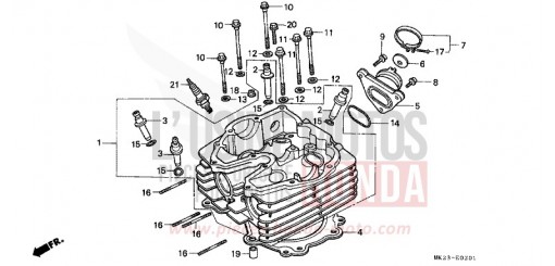 CULASSE XR600RM de 1991